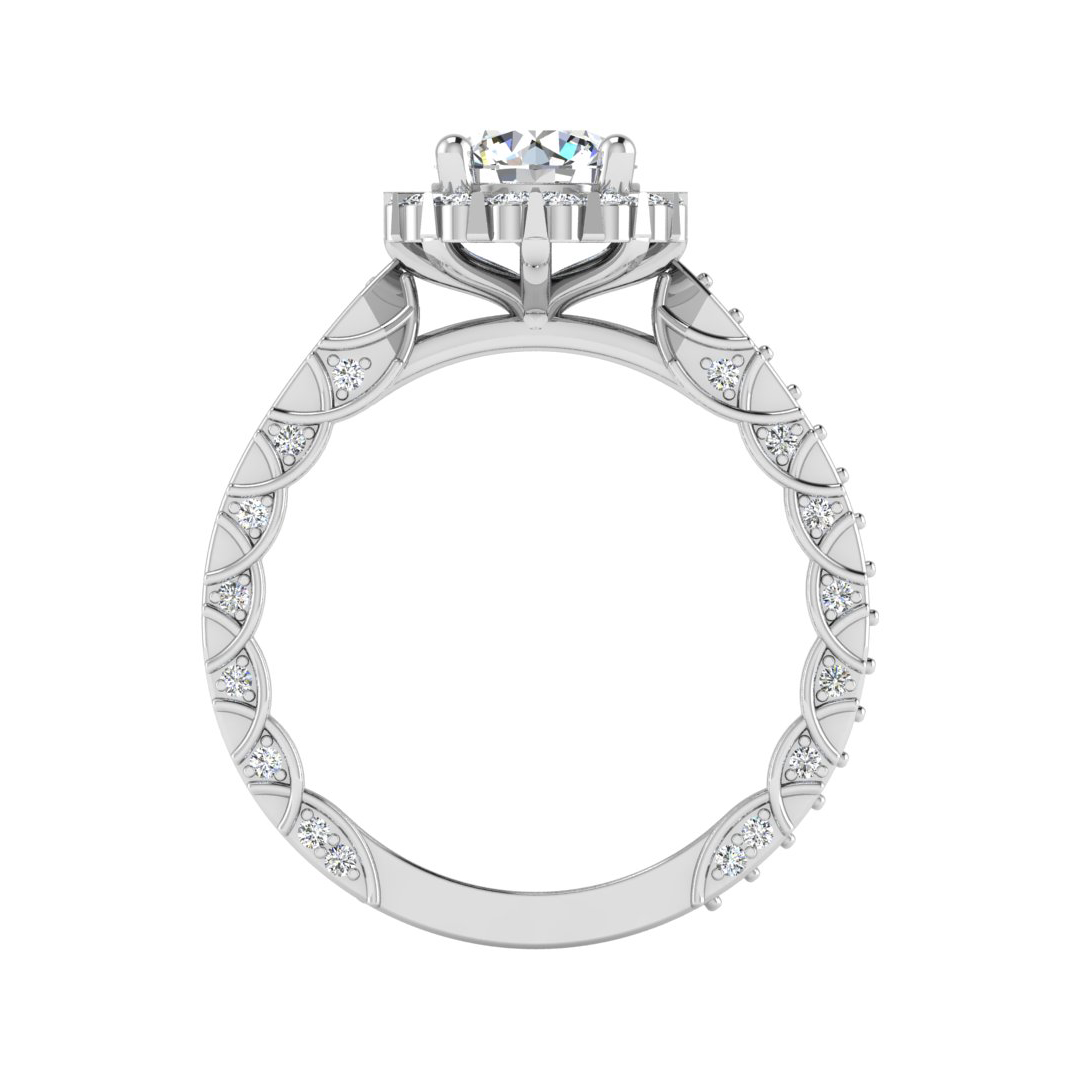 Sutton Halo Engagement Ring